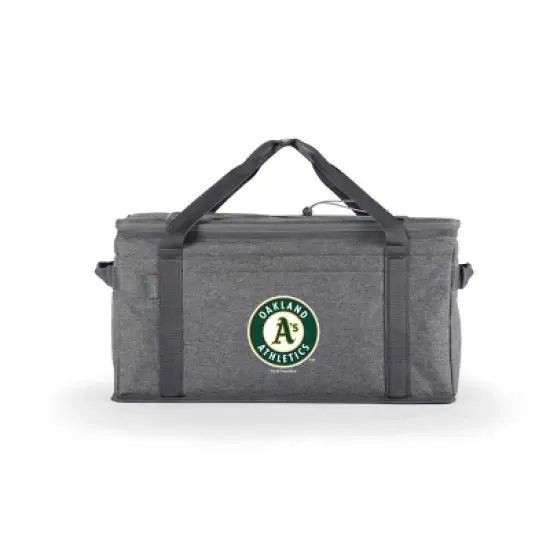 MLB Oakland Athletics 64 Can Collapsible Cooler - Heathered Gray image {5}