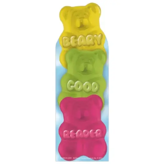 Eureka&reg; Beary Good Reader Gummy Bear Scented Bookmarks, 24 Per Pack, 3 Packs image {1}