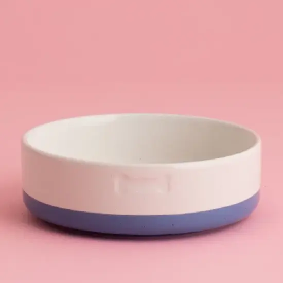 Mason Cash: Speckle Dip Dog Bowl, 5.9", 15.2oz, Blue, Cream, Bone, Food & Water Dish image {4}