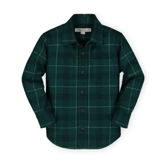 Hope & Henry Boys' Flannel Button Down Shirt, Infant image {14}