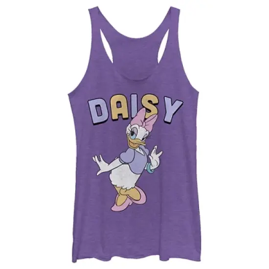 Women's Mickey & Friends Daisy Duck Racerback Tank Top image {3}