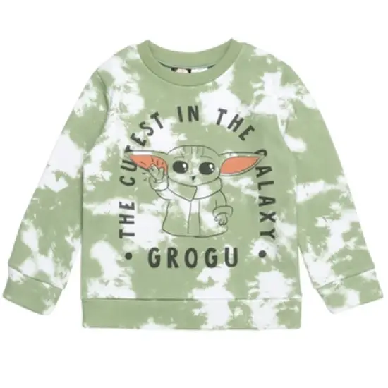 Star Wars The Child Baby Fleece Pullover Sweatshirt and Pants Set Infant image {4}