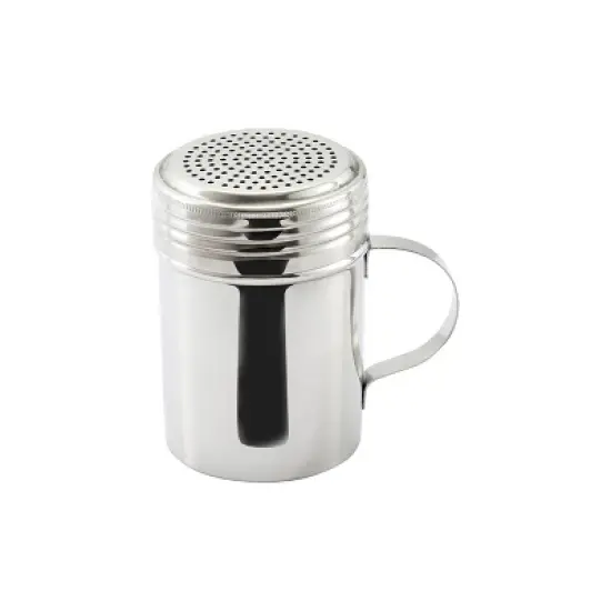 Winco Stainless Steel Shaker with Handle, 10 oz image {5}
