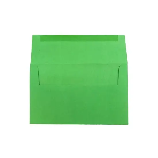 JAM Paper A10 Colored Invitation Envelopes 6 x 9.5 Green Recycled 35633 image {1}