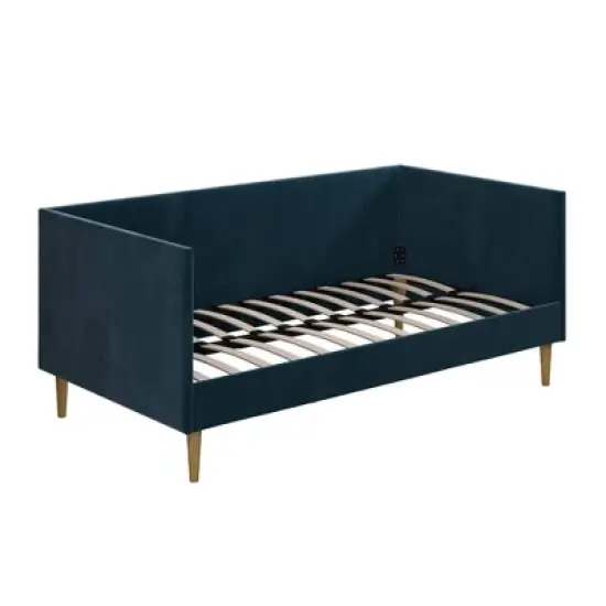 Twin Fabio Velvet Mid-Century Daybed - Room & Joy image {6}