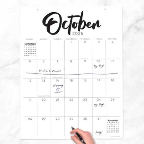 TF Publishing July 2025 - June 2026 Large Art Poster Wall Calendar image {3}