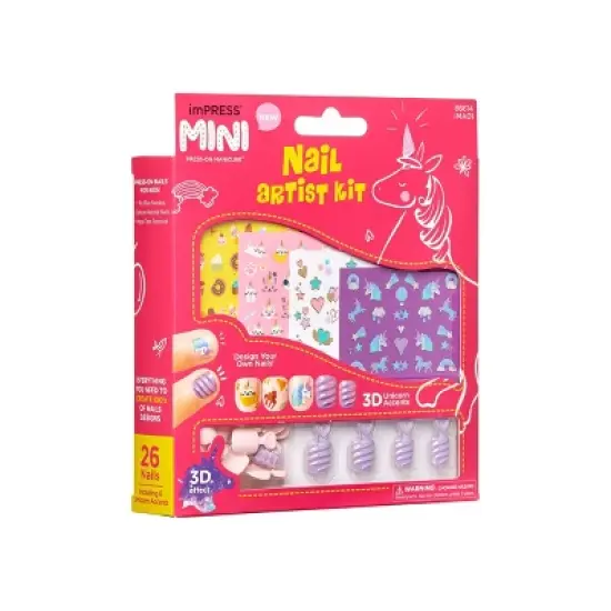 imPRESS Press-On Manicure Mini Kids' Nail Artist Kit - 31ct image {8}