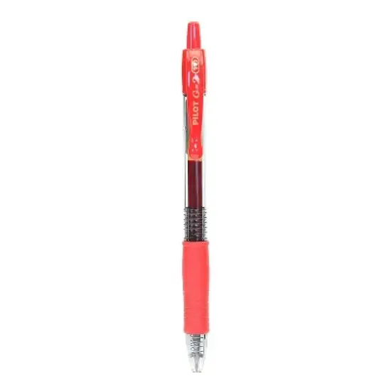Pilot G2 Premium Retractable Gel Roller Pens Bold Point Red 12/Pack (58410-PK12) image {1}