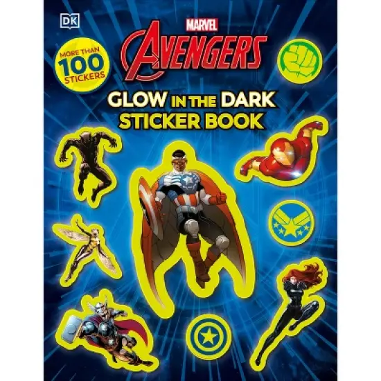 Marvel Avengers Glow in the Dark Sticker Book - by  DK (Paperback) image {1}