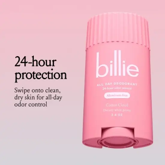 Billie All-Day Solid Deodorant Cotton Cloud - 2.6oz image {2}