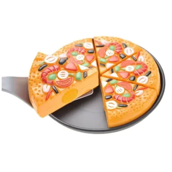 Insten 8 Piece Play Pizza Toys For Kids, Includes Watermelon, Icecream And Utensils image {4}
