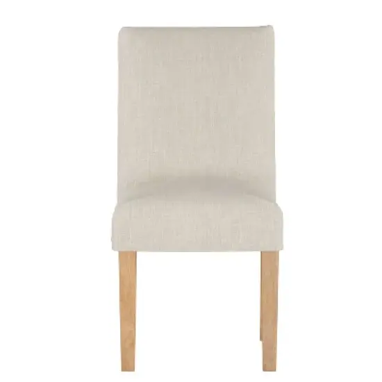 Kendra Slipcover Dining Chair in Linen Talc - Skyline Furniture image {1}