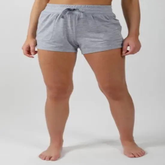 90 Degree By Reflex Super Soft Cationic Heather Lounge Shorts image {8}