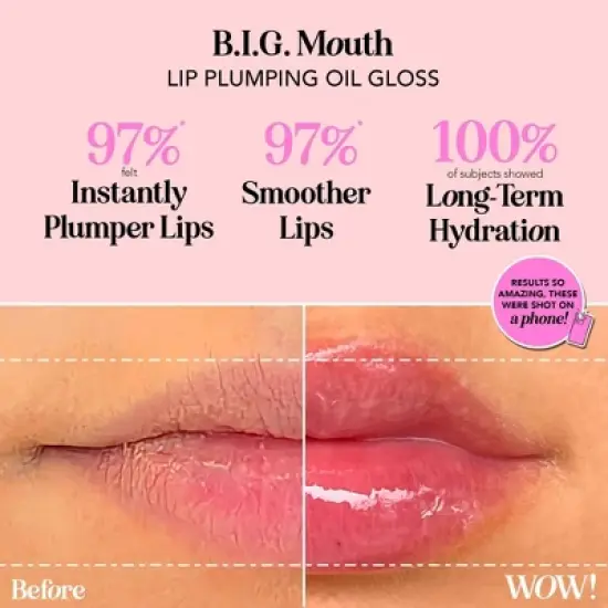 Polite Society BIG Mouth Lip Plumping Oil Gloss - Ulta Beauty image {3}