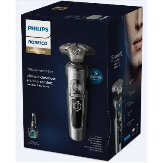 Philips Norelco Series 9841 Wet & Dry Men's Rechargeable Electric Shaver - S9841/84 image {1}