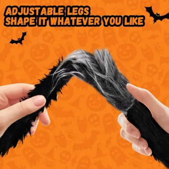 Halloween Spider Decorations, Scary Lifting Shaking Spiders Outside Realistic Fake Hairy Spider Props for Halloween Decorations Indoor Outdoor Yard image {2}