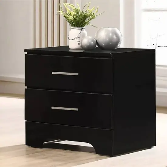 Spyna 2 Drawers Nightstand - HOMES: Inside + Out image {1}