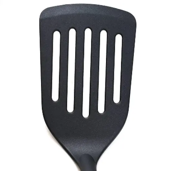 Norpro 12" Long Grip-EZ Handle Nylon Slotted Turner Spatula image {2}