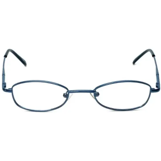Flex Plus by Vivid FP-10 Designer Blue Light FIlter Reading Glasses in Blue 45mm +1.50 | Ladies | Oval Shape | Small Fit image {1}