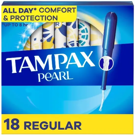 Tampax Pearl Tampons Regular Absorbency with LeakGuard Braid - Unscented image {16}