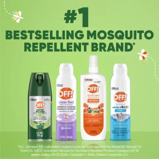 OFF! Deep Woods Mosquito Repellent Bug Spray Travel Size - 2.5oz image {8}