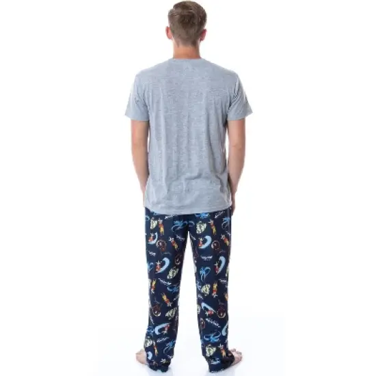 Nickelodeon Mens' Avatar The Last Airbender Character Sleep Pajama Set Multicolored image {3}