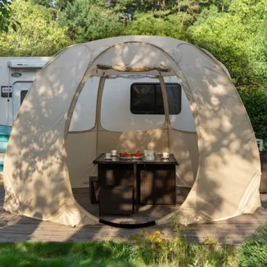 12'x12' Pop Up Portable Vendor Booth Gazebo - Alvantor image {9}