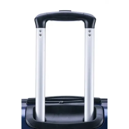 InUSA Pilot Lightweight Hardside Medium Checked Spinner Suitcase - Navy Blue image {9}