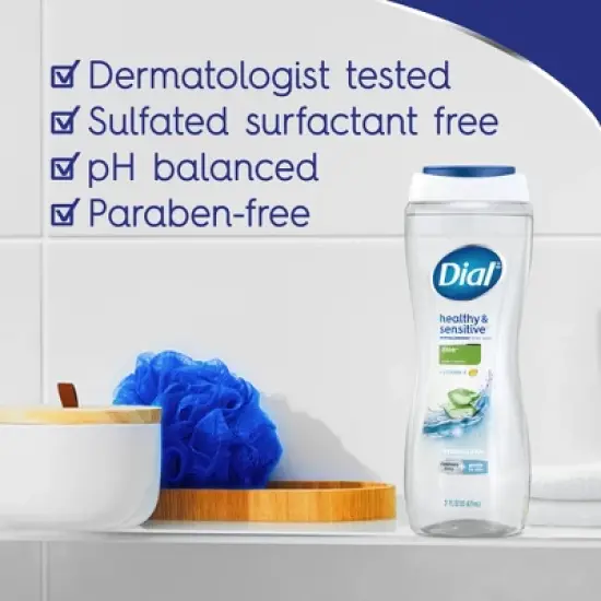 Dial Clean & Gentle Aloe Body Wash - 16 fl oz image {4}