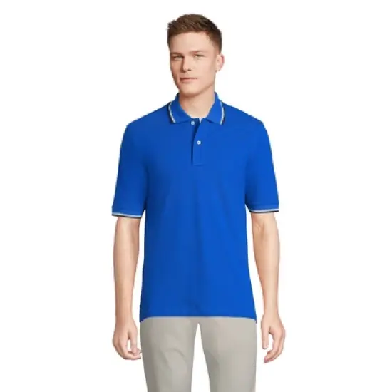 Lands' End Men's Short Sleeve Comfort-First Mesh Polo Shirt image {17}