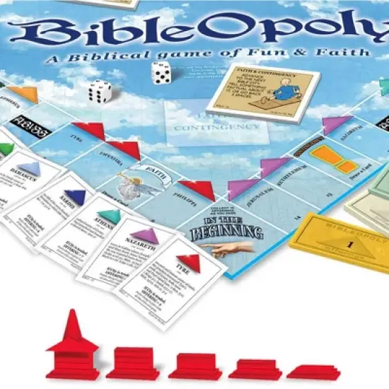 Late for the Sky: Bible-Opoly Monopoly Board Game image {3}
