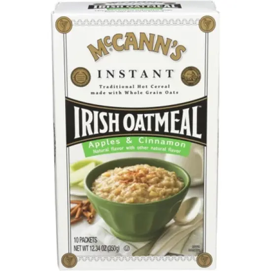 McCann's Oatmeal Instant Apple Cinnamon - Count of 12 - 12.34oz image {1}