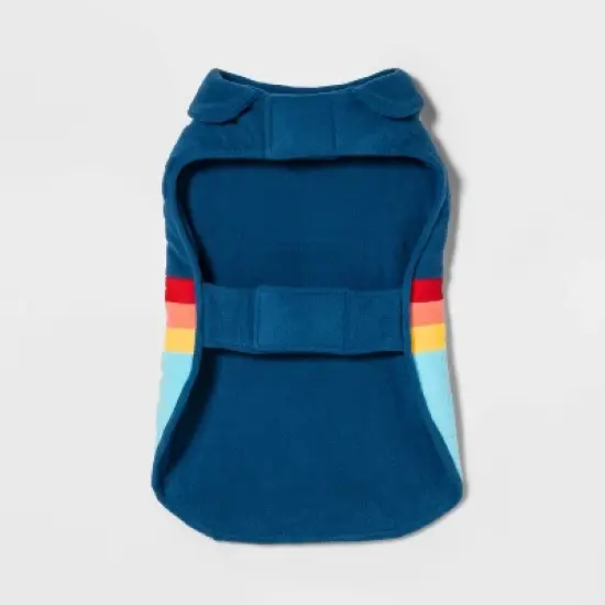 Gingerbread Playhouse Blue with Stripes Cat and Dog Fleece Vest - Wondershop&trade; image {2}