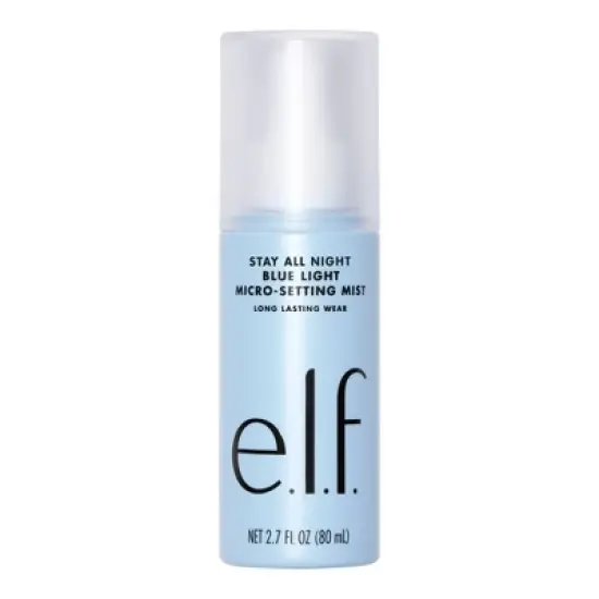 e.l.f. Stay All Night Blue Light Micro-Setting Mist - 2.7 fl oz image {4}