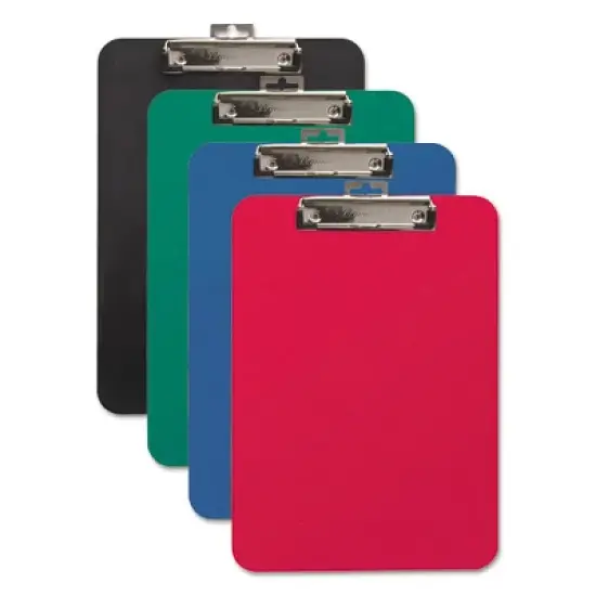 Mobile OPS Unbreakable Recycled Clipboard, 0.25" Clip Capacity, Holds 8.5" x 11" Sheets, Green image {5}