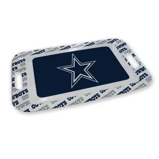 NFL Dallas Cowboys Repeat Logo Party Serving Tray image {1}
