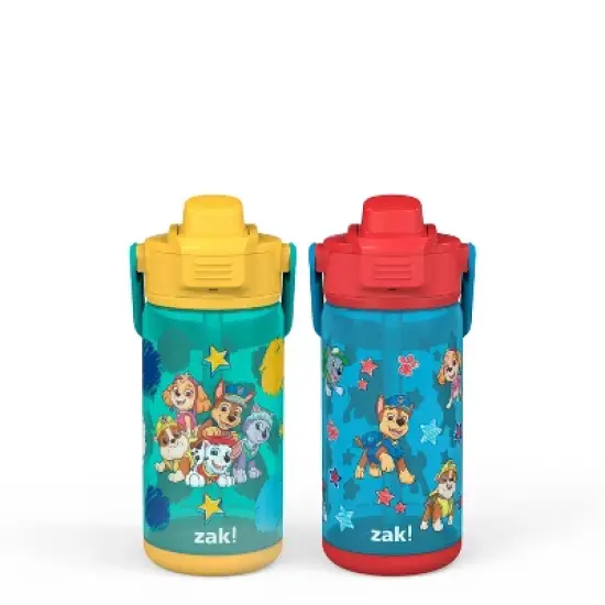 Zak Designs 2pc 16oz Antimicrobial Beacon Bottles with Straw image {13}
