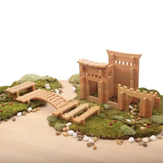 Guidecraft Notch Blocks - Eastern 132 Piece Set image {2}