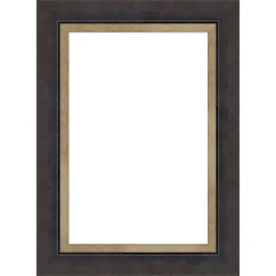 Amanti Art Hammered Charcoal Tan Framed Dry Erase Magnetic Board image {9}