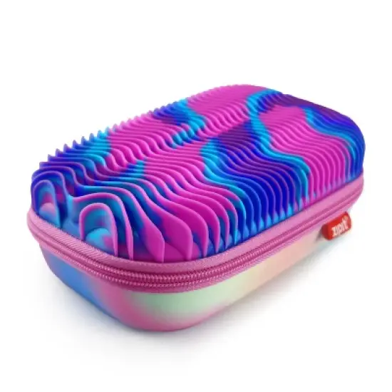 ZIPIT Wavy Pencil Case, Fidget Storage Pencil Box image {8}