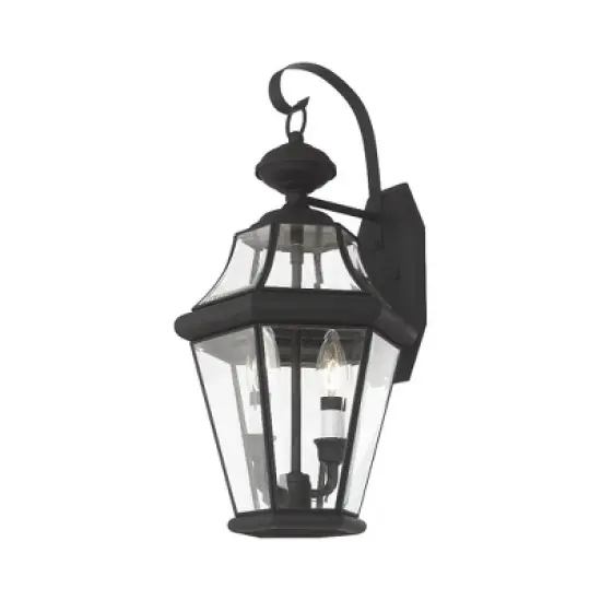Livex Lighting Georgetown 2 - Light Wall Light in  Black image {5}
