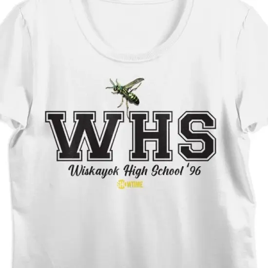 Yellowjackets WHS School Uniform Crew Neck Short Sleeve White Women's T-shirt image {1}