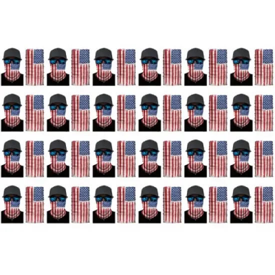 24 Pack Neck Gaiters Bulk Set for Events Teams or Promotional Use image {15}