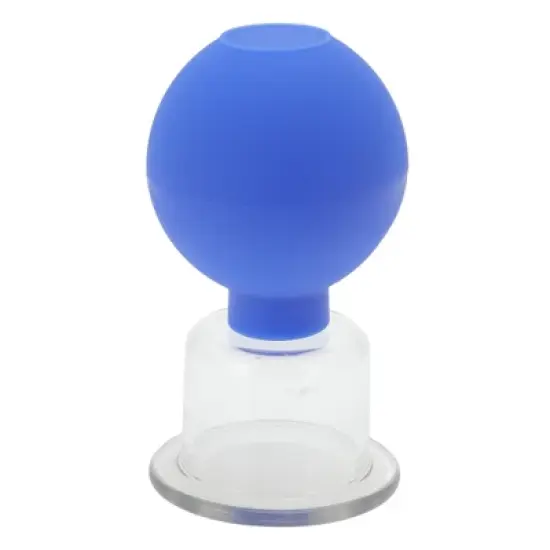Unique Bargains Convenient Cupping Facial Tool Blue 1 Pc image {8}