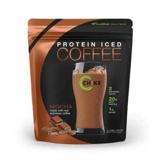 Chike Protein Iced Coffee Powder - Mocha - 15.3oz image {5}