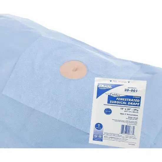 Dukal 20-001 Surgical Drape Sheets 18 in. x 26 in. Sterile (Box of 50) image {3}