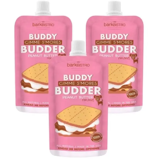 3 Pack Gimme S'mores Squeeze Pack Buddy Budder (4oz) image {7}