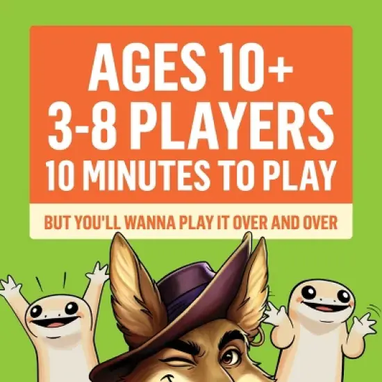 Exploding Kittens Coyote Card Game: Social Skills Development, 10-Minute Playtime, 3+ Players, Full Game image {9}