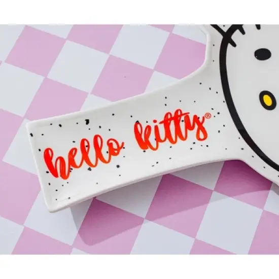 Silver Buffalo Sanrio Hello Kitty Classic Sculpted Ceramic Spoon Rest image {4}