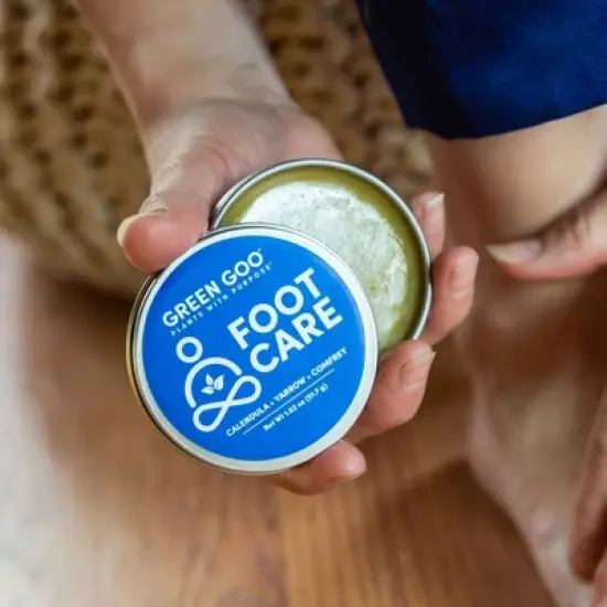 Green Goo Foot Care Salve Unscented - 1.82oz image {1}